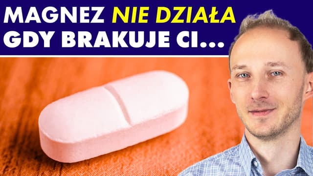 Nie bierz magnezu, jeśli brakuje Ci tego 1 składnika! Magnez i wchłanianie | Dr Bartek Kulczyński